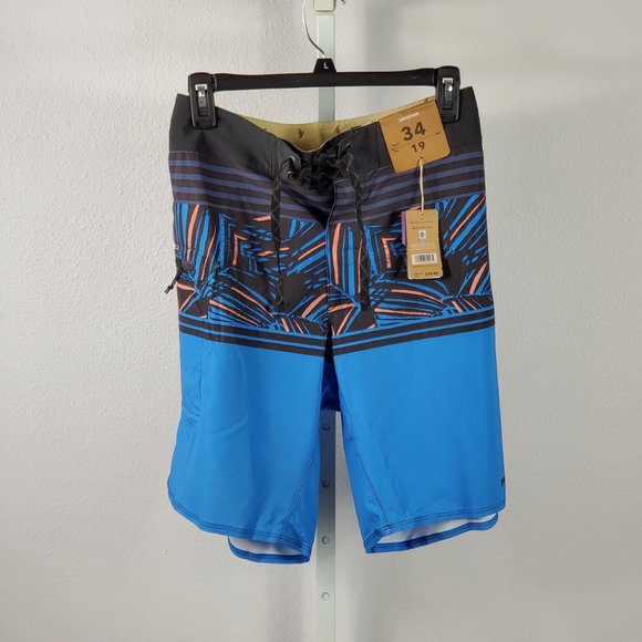 PATAGONIA Stretch Planing Swim Trunks blue various - Picture 2 of 7